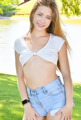 /FTV Audrey Teases At Public With Her Small Tits