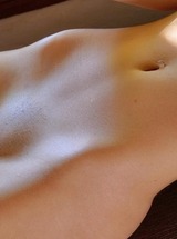 Leonella Spreads Legs In Doggy Style Showing Shaved Pussy On Upskirt photo 18