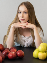 Nata Ocean Fixing You With Her Mesmerizing Blue Gaze