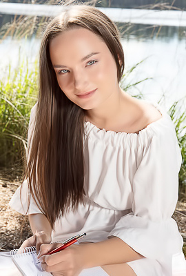 Deena Rolling Over To Flaunt Her Sexy Booty