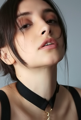 Olivia Linz Her Passionate Gaze Conveying Her Erotic Thoughts