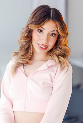 Camila Cream Unzips Her Top To Cover Her Cute Little Nips With Whipped Cream