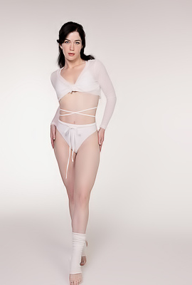 Evelyn Claire American Beauty Is Alluring In Sporty Lingerie