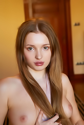 Ninna Teases Her Perky Nipples In The Twins Read