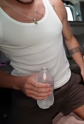 Afternoon sunlit cumshot coverage for Sasha Tatchas skilled mouth