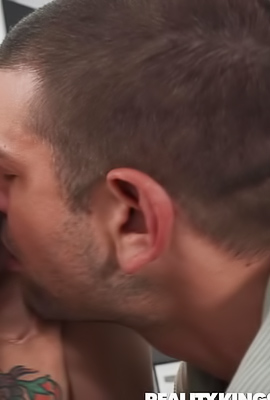 Audrey Reid Twirls Her Bald Tits In The Kitchen, Eagerly Handling Cucumber Dicks Mid-Meal