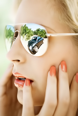 Lisa Maarseveen Revealing Skin to the Summer Sun, Convertible Roaming